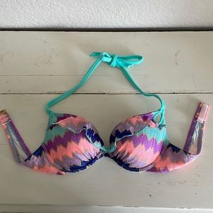 Victorias Secret Push-Up Halter Swim Top